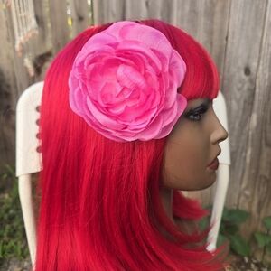Pink Floral Hair Accessory